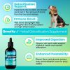 Detoxification supplement for dogs, herbal formula, helps with natural detoxification of the dog's liver, kidneys, and lymphatic
