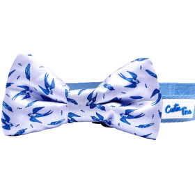 Cutie Ties Dog Bow Tie (Color: Swallow & Feather, size: One Size)