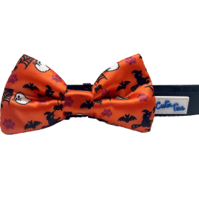 Cutie Ties Dog Bow Tie (Color: Halloween Orange, size: One Size)