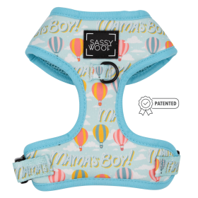 Adjustable Harness (Color: Mama's Boy, size: XXsmall)