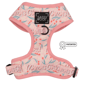 Adjustable Harness (Color: Mama's Girl, size: XXsmall)