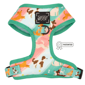 Adjustable Harness (Color: Oodles of Doodles, size: small)