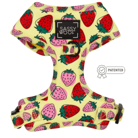 Adjustable Harness (Color: Strawberry Fields Furever, size: Xsmall)