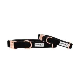 Sassy Woof Dog Collars (Color: I Do, Too (Black), size: small)
