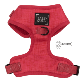Adjustable Harness (Color: Merlot, size: Xsmall)