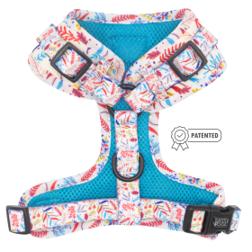 Adjustable Harness (Color: Petal Pawfect, size: Xsmall)