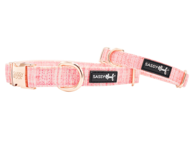 COLLAR (Color: Pink, size: medium)