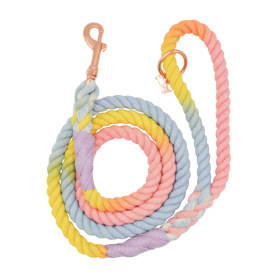 Rope Leash (Color: Multi, size: 5 feet)