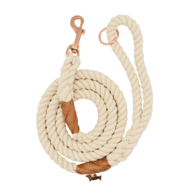 Rope Leash (Color: Tan, size: 5 feet)