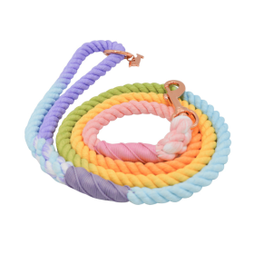 Rope Leash (Color: Multi, size: 5 feet)