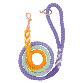Rope Leash (Color: Multi, size: 5 feet)