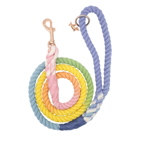 Rope Leash (Color: Multi, size: 5 feet)