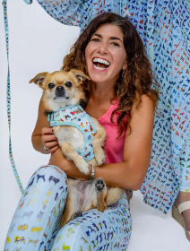 Blue Buddies Harnes (Color: Turquoise, size: large)