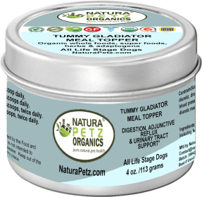 Tummy Gladiator Meal Topper - Digestion, Adjunctive Reflux & Urinary Tract Support* (Option: Tummy Gladiator DOG Meal Topper - Turkey Flavoring, size: 4 Oz.)