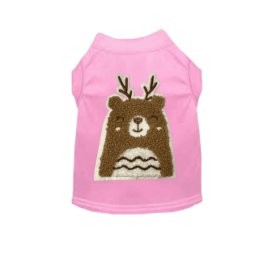 Cuddle Antler Bear (Color: Pink, size: X Large)
