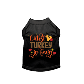 Cutest Turkey in Town (Color: Black, size: large)