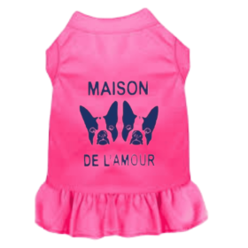 Maison De L' Amour (Color: Hot Pink, size: medium)