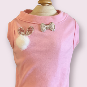My Fuzzy Easter Bunny Dog Shirt (size: 2X Large)