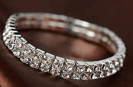 My Mini Bling Rhinestone Collar (Style: 2 Rows)