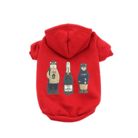 Apres Ski Hoodie (Color: Red, size: small)