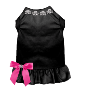 Skull Studded Dress (Color: Black, size: medium)