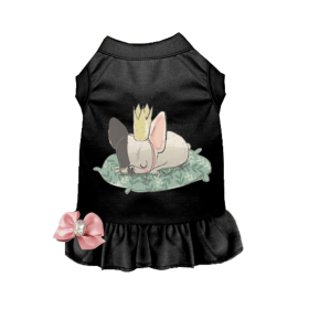 Sleepy Frenchie (Color: Black, size: small)