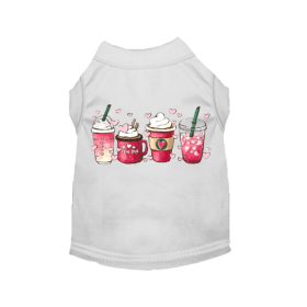 Valentine's Day Fun Dog Shirt (Color: White, size: X Small)
