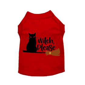 Witch Please Cat (Color: Red, size: small)