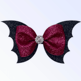Fa-BOO-lous Bat Bows (Style: With Rhinestone)