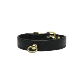 Bee Mine Dog Collar (Color: Black, size: 12")