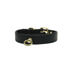 Bee Mine Dog Collar (Color: Black, size: 14")