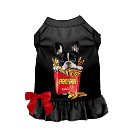 Frenchie- Fries (Color: Black, size: X Large)