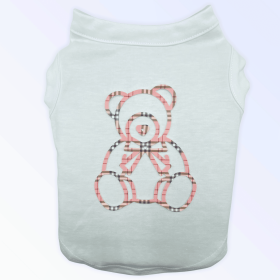 Furberry Bear Tee (Color: White, size: X Large)
