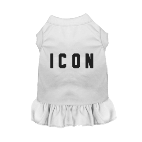 I C O N (Color: White, size: medium)