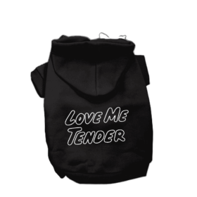 Love Me Tender- Dog Hoodie (Color: Red, size: XL)