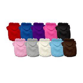 Customizable Pet Hoodies (Color: Hot Pink, size: M)