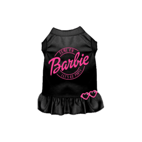 Come On Barbie Party Dog Dress (Color: White, size: XS)