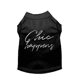 Chic Happens- Dog Shirt (size: M)