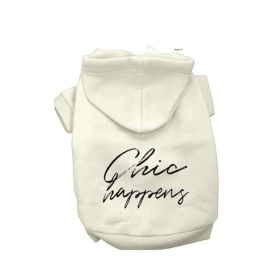 Chic Happens- Dog Hoodie (size: S)