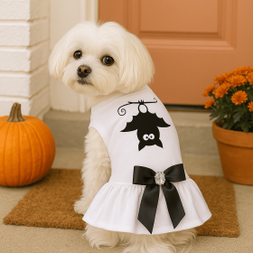 Upside-Down Bat Cameo Gala Dress (size: XS)