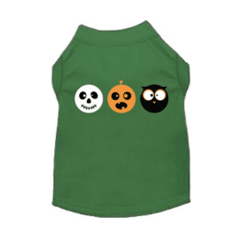 Boo Crew Faces Graphic Dog Tee (size: XS)