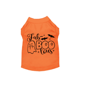 Fab-BOO-lous Ghost- Dog Shirt (size: M)