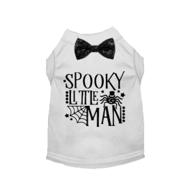 Spooky Little Man Dog Shirt (size: S)