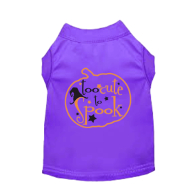 Too Cute to Spook Dog Tee (size: L)