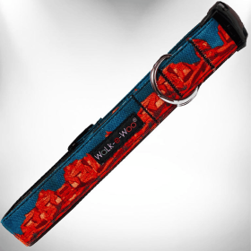 Nature-Lover Collars (Color: Rockin' Red Rocks, size: XL 1.5" wide fits 18-28" neck)