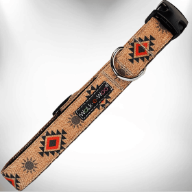 Southwestern Collars (Color: Grand Mesa, size: M 1" width fits 12-18" neck)