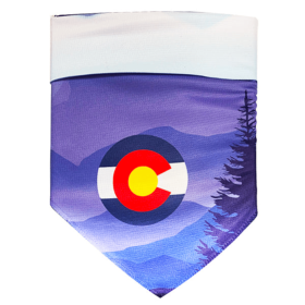 Reversible Sport Bandanas (Color: Colorado Mountains, size: large)