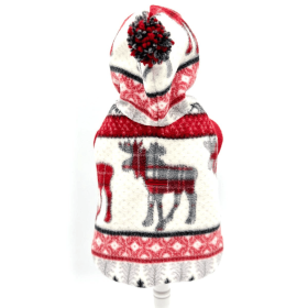 "Through the Woods" Luxe Fleece Blanket Hoodie w/ Pom Pom (size: XS)