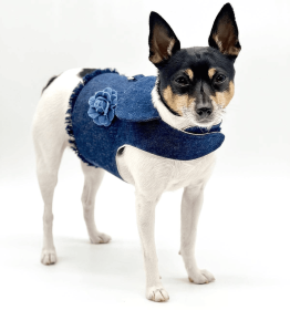 DCNY Harness Vest (Option: Denim Flower, size: MD)