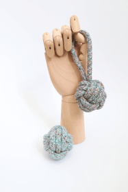 Dog Rope Toy  for small and medium dog (Style: Tug of War Ball)